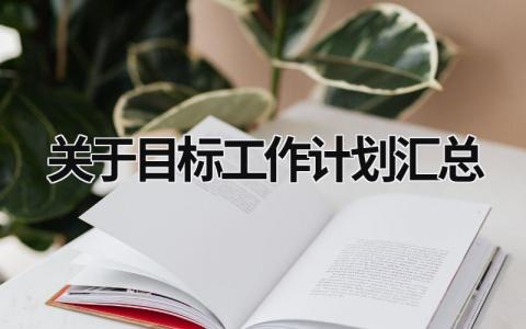 关于目标工作计划汇总 (17篇）