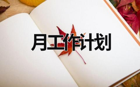 月工作计划 (16篇）