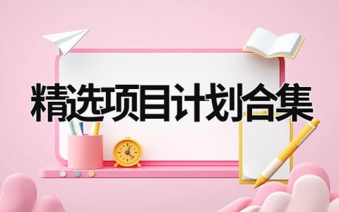 精选项目计划合集 (20篇）