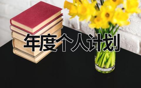 年度个人计划 (20篇）