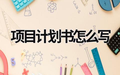 项目计划书怎么写 (16篇）