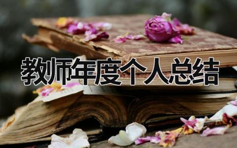 教师年度个人总结 (16篇）