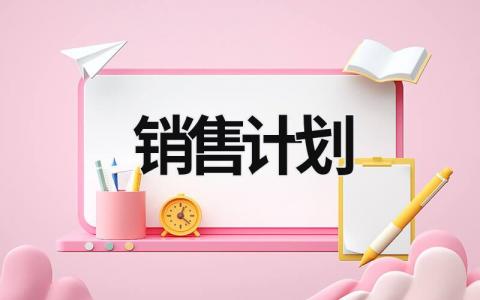 销售计划 (19篇）