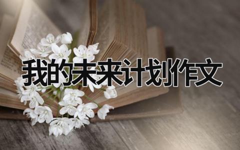 我的未来计划作文 (20篇）