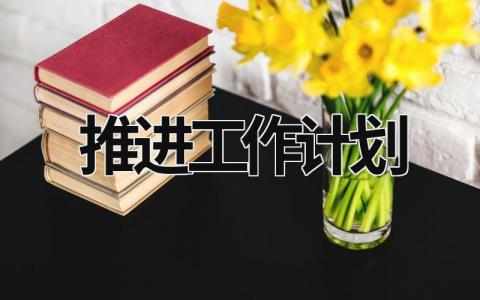 推进工作计划 (17篇）