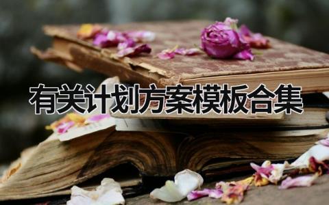 有关计划方案模板合集 (16篇）