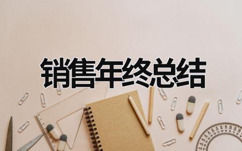 销售年终总结 (16篇）