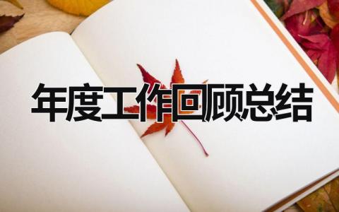 年度工作回顾总结 (19篇）