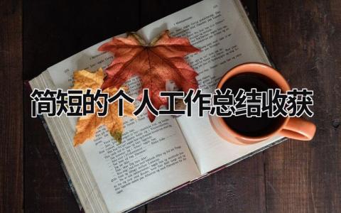 简短的个人工作总结收获 (17篇）