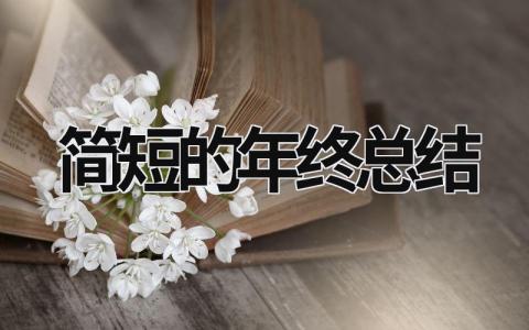 简短的年终总结 (19篇）