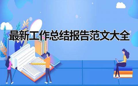 最新工作总结报告范文大全 (20篇）