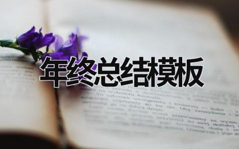 年终总结模板 (17篇）