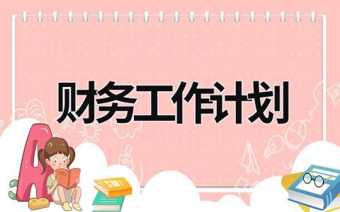 财务工作计划 (18篇）