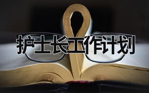 护士长工作计划 (19篇）