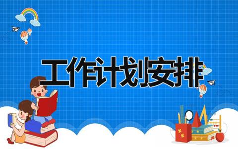工作计划安排 (17篇）