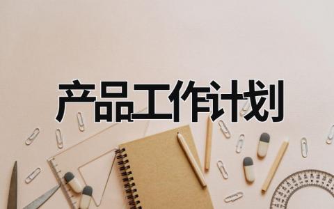 产品工作计划 (17篇）