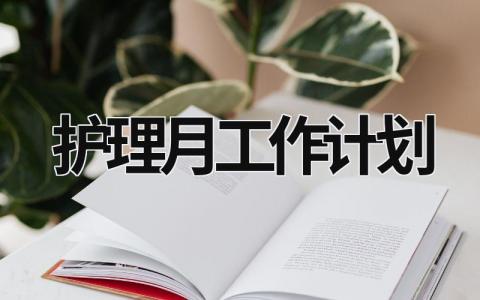 护理月工作计划 (16篇）