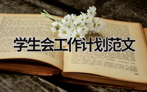 学生会工作计划范文 (17篇）