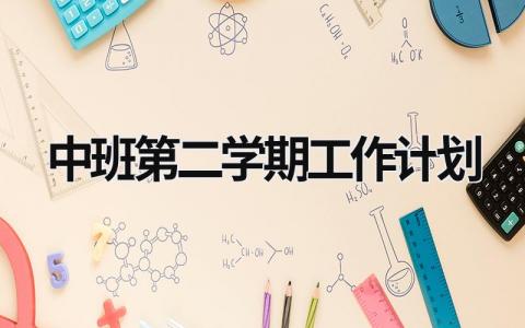 中班第二学期工作计划 (16篇）