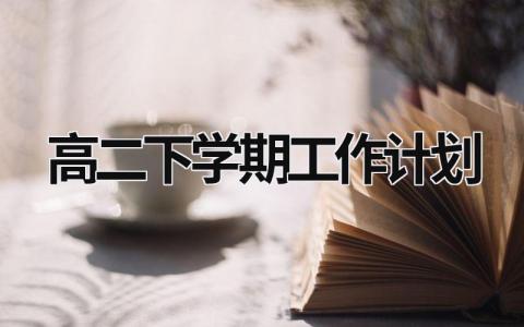 高二下学期工作计划 (21篇）