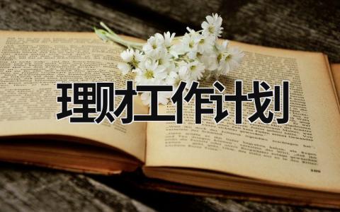 理财工作计划 (15篇）