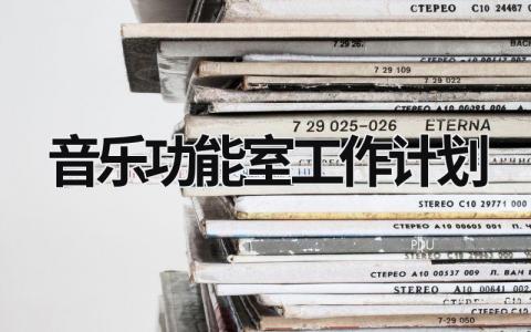 音乐功能室工作计划 (12篇）