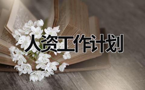 人资工作计划 (19篇）