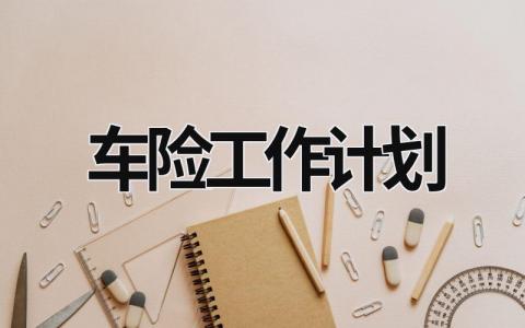 车险工作计划 (16篇）