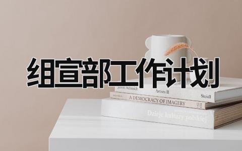 组宣部工作计划 (21篇）