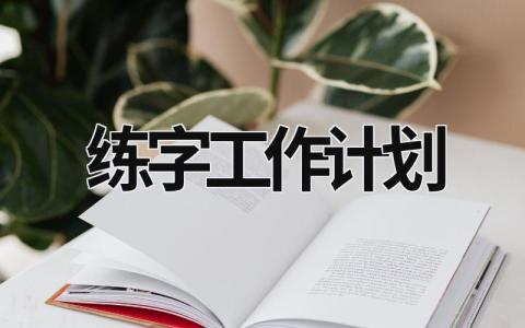 练字工作计划 (16篇）