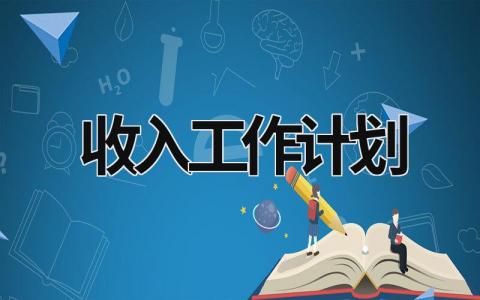 收入工作计划 (20篇）