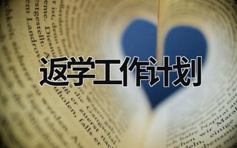 返学工作计划 (16篇）