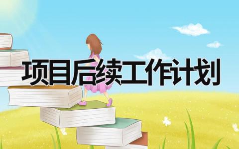 项目后续工作计划 (15篇）